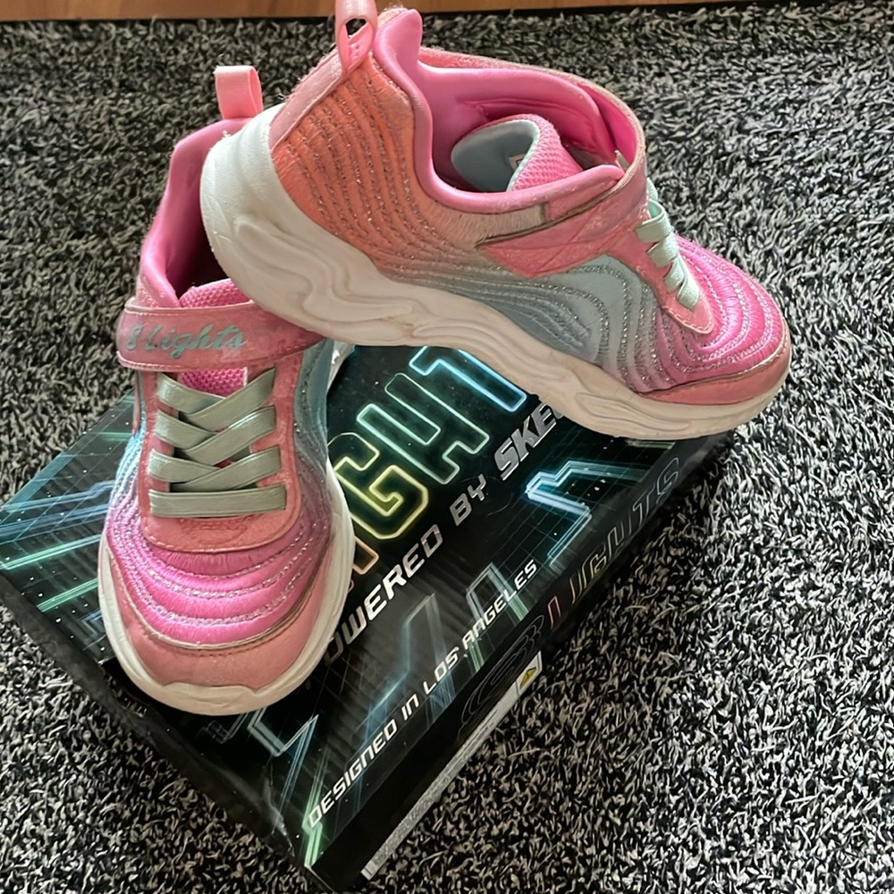 Scratchers pink/multu shoes